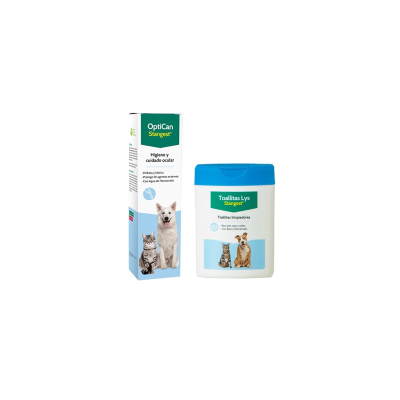 Optican Limpiador de ojos + Toallitas Lys 40 uds