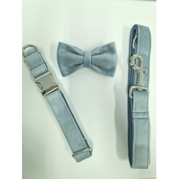 Collar con correa y pajarita