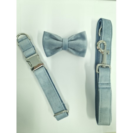 Collar con correa y pajarita
