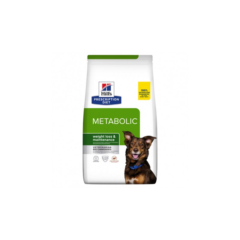 PD CANINE METABOLIC CON CORDERO Y ARROZ