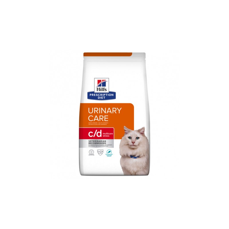 PD FELINE C/D URINARY STRESS PESCADO AZUL