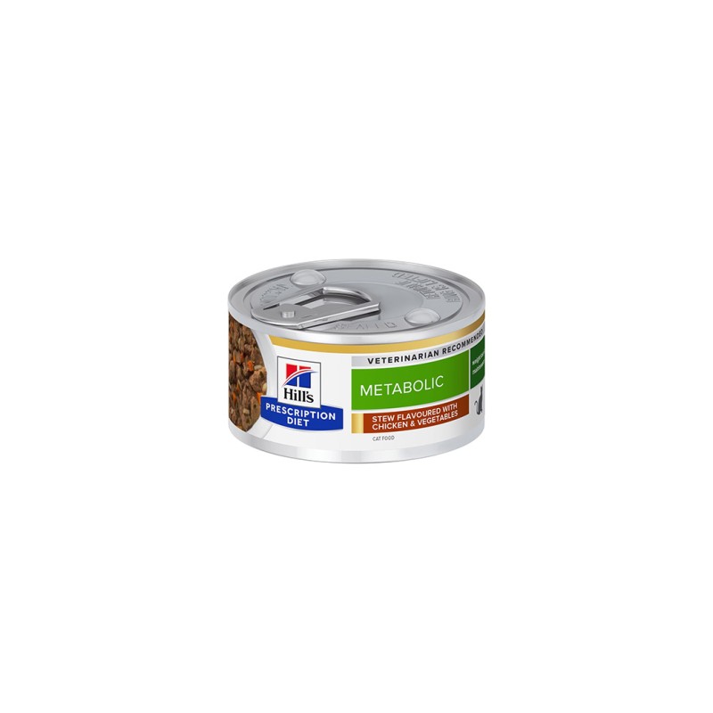 PD FELINE METABOLIC ESTOFADO POLLO X 82G