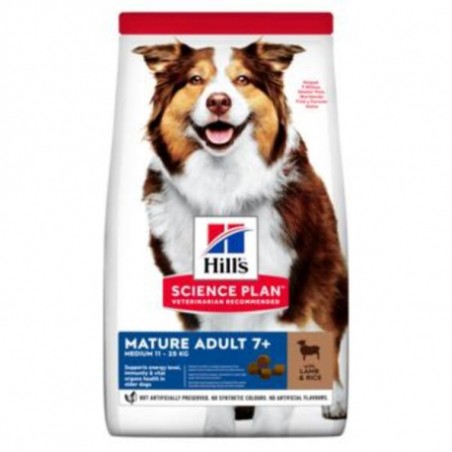 SP CANINE MATURE 7+ MEDIUM CORDERO&ARROZ
