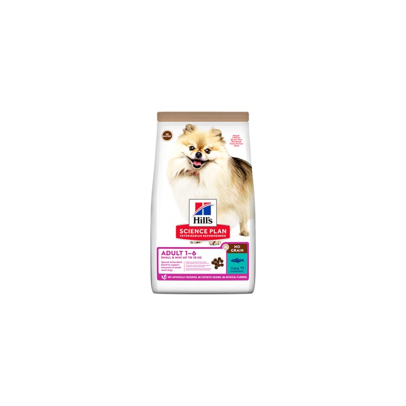 SP CANINE NO GRAIN SMALL & MINI ATUN 1.5KG