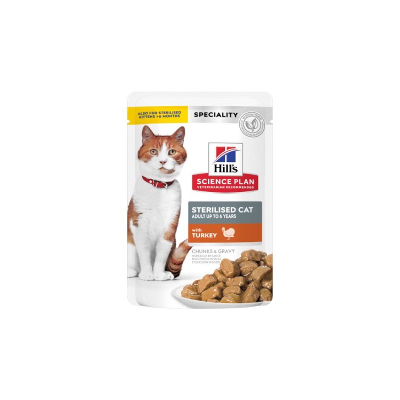 BOLSITAS SP FELINE STERILISED PAVO X 85G