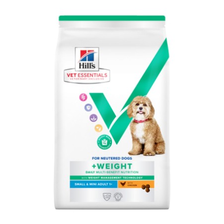 VE CANINE WEIGHT/NEUT ADULT RAZ PEQ/MINI POLLO