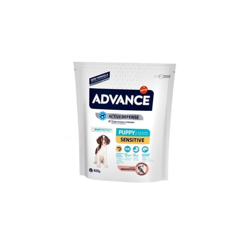 ADVANCE CANINE PUPPY SENSITIVE SALMON 800GR