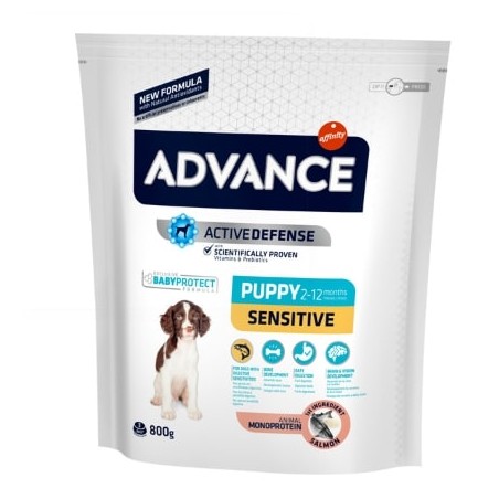 ADVANCE CANINE PUPPY SENSITIVE SALMON 800GR
