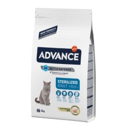 ADVANCE FELINE ADULT STERILIZED PAVO 3KG