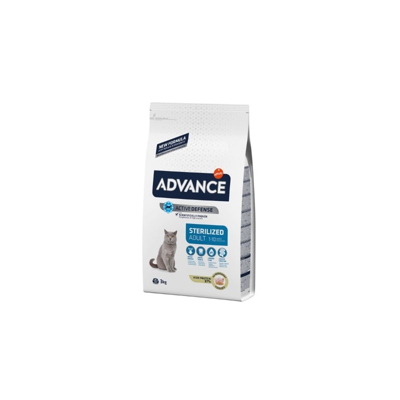 ADVANCE FELINE ADULT STERILIZED PAVO 3KG