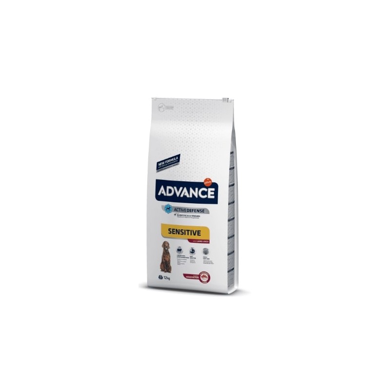 ADVANCE CANINE ADULT SENSIT. CORDERO ARROZ 12 KG
