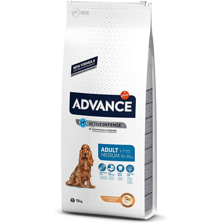 ADVANCE CANINE ADULT MED POLLO ARROZ 18KG