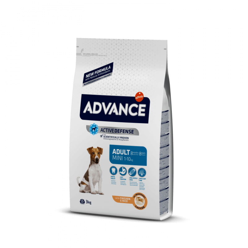 ADVANCE CANINE ADULT MINI POLLO ARROZ 3KG ADVANCE CANINE ADULT MINI POLLO ARROZ 3KG