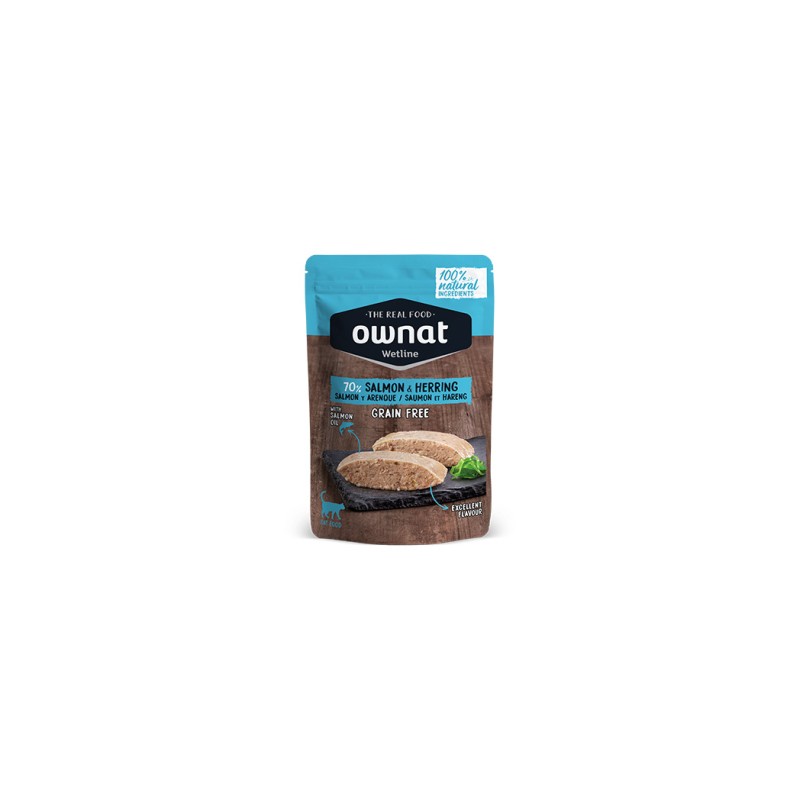 Ownat Wetline Salmón y Arenque (CAT) 85g