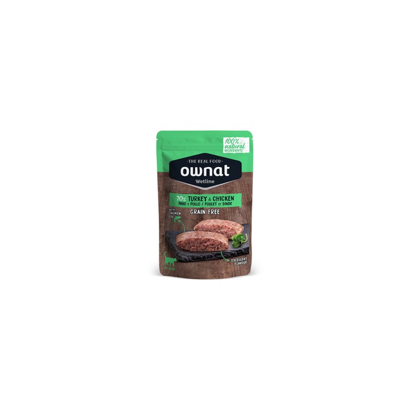 Ownat Wetline Pavo y Pollo (CAT) 85g Ownat Wetline Pavo y Pollo (CAT) 85g