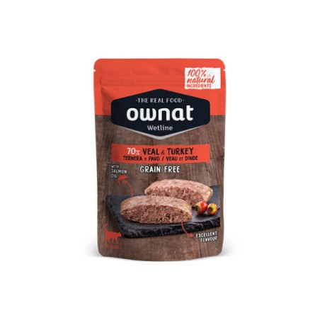 Ownat Wetline Ternera y Pavo (CAT) 85g