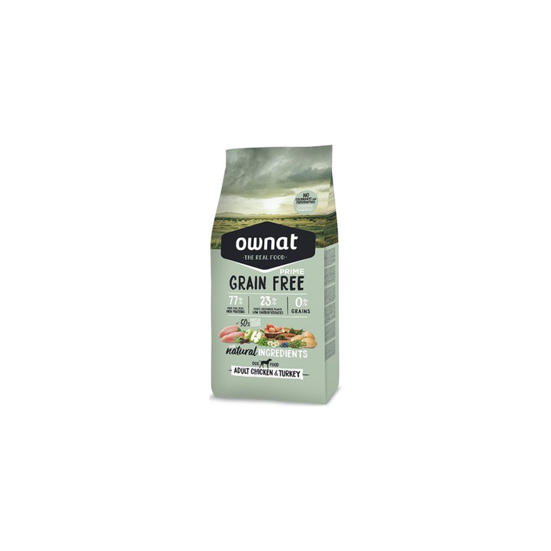 OWNAT PERRO GF PRIME ADULT CHICK & TURKEY