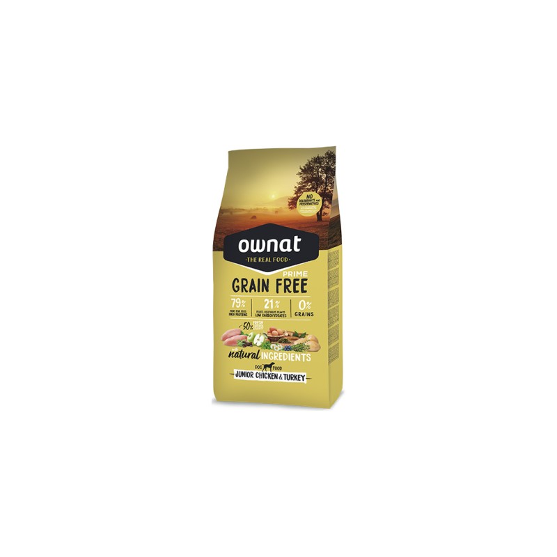 OWNAT PERRO GF PRIME JUNIOR CHICK & TURKEY 3KG