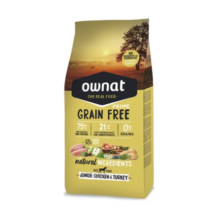 OWNAT PERRO GF PRIME JUNIOR CHICK & TURKEY 3KG