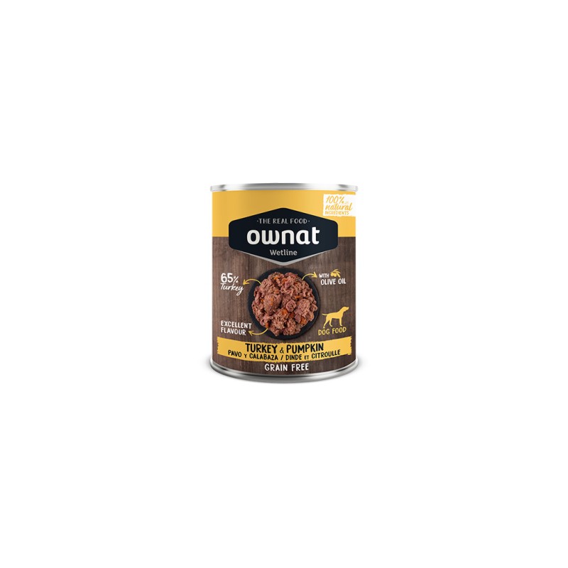 OWNAT PERRO WETLINE TURKEY & PUMPKIN 12L X 395G