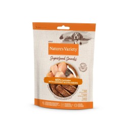 NATURE'S VARIETY CANINE ADULT SNACK POLLO 8X85GR