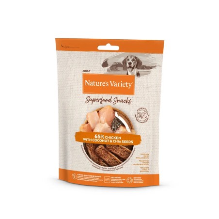NATURE'S VARIETY CANINE ADULT SNACK POLLO 8X85GR