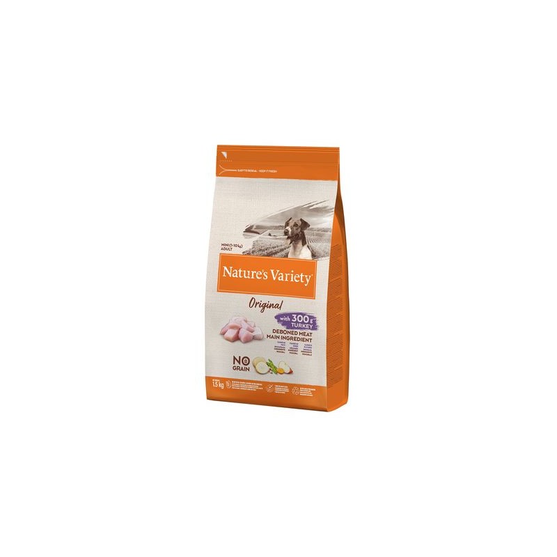 Nature’s Variety ORIGINAL No Grain MINI Adult TURKEY 1,5KG